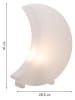 8 seasons Dekoracyjna lampa LED "Shining Moon" w kolorze białym - 28,5 x 41 cm