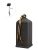 8 seasons LED-Solardekoleuchte "Lantern" in Anthrazit - (B)19 x (H)45 cm