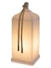 8 seasons Decoledlamp "Lantern" grijs - (B)19 x (H)45 cm