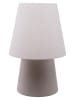 8 seasons LED-Tischleuchte "No. 1" in Beige/ Weiß - (H)60 x  Ø 39 cm