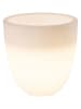 8 seasons LED-Dekoleuchte "Curvy Pot" in Weiß - (H)39 x  Ø 39 cm
