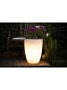 8 seasons LED-Dekoleuchte "Curvy Pot" in Weiß - (H)39 x  Ø 39 cm