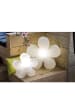 8 seasons Dekoracyjna lampa LED "Shining Flower" w kolorze białym - Ø 40 cm