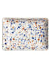 iittala Servierplatte ''OTC'' in Creme/ Blau/ Braun - (L)10 x (B)15 cm