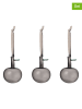 iittala 3-delige set: decohangers "Apple" grijs - (L)9 cm