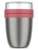 Mepal Lunchpot "Ellipse" in Silber/ Mauve - (H)16,9 x Ø 10,7 cm