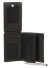 Bodenschatz Leder-Geldbörse in Schwarz - (B)11 x (H)8 cm