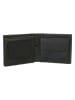 Bodenschatz Skórzany portfel w kolorze czarnym - 12,5 x 10,5 cm