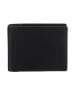 Bodenschatz Skórzany portfel w kolorze czarnym - 11 x 12,5 cm