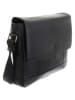 Bodenschatz Leder-Aktentasche in Schwarz - (B)33,5 x (H)28 x (T)7,5 cm