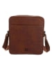 Bodenschatz Skórzana torebka w kolorze brązowym - 27 x 29,5 x 7,5 cm