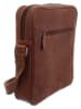 Bodenschatz Skórzana torebka w kolorze brązowym - 27 x 29,5 x 7,5 cm