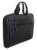 Bodenschatz Skórzana torba w kolorze czarnym na laptopa - 44,5 x 31,5 x 3,5 cm