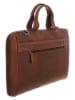 Bodenschatz Skórzana torba w kolorze brązowym na laptopa - 44,5 x 31,5 x 3,5 cm