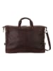 Bodenschatz Leder-Reisetasche in Braun - (B)58 x (H)34 x (T)20 cm