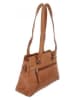 Bodenschatz Skórzana torebka w kolorze jasnobrązowym - 30 x 20 x 8 cm