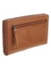 Bodenschatz Skórzany portfel w kolorze jasnobrązowym - 20 x 10 x 2 cm