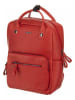 Boscha Rucksack in Rot - (B)26 x (H)31 x (T)12 cm