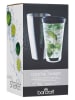 BarCraft Cocktailshaker in Silber/ Transparent - 400 ml
