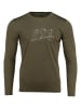 Traunstein Sport Functionele longsleeve "Skitour" kaki