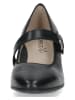Caprice Leder-Pumps in Schwarz