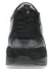Caprice Leder-Sneakers in Schwarz