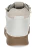 Caprice Leder-Sneakers in Creme