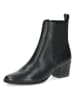 Caprice Leder-Chelsea-Boots in Schwarz