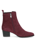 Caprice Leder-Chelsea-Boots in Bordeaux