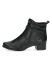 Caprice Leren enkelboots zwart