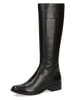 Caprice Leder-Stiefel in Schwarz