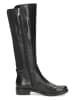 Caprice Leder-Stiefel in Schwarz