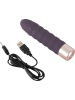 Orion Vibrator "Diamond Vibe" in Grau/ Roségold - (L)15 cm