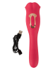 Orion Vibrator "Moving Lip" in Rot - (L)22,2 cm