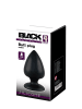 Orion Zatyczka analna "Extra Butt" w kolorze czarnym - dł. 14 cm