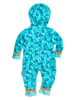 Playshoes Fleece-Overall in Hellblau