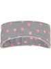Playshoes Fleece-Stirnband in Grau/ Rosa