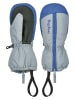 Playshoes Funktionsfäustlinge in Blau/ Grau