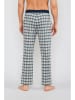JOOP! Pyjama-Hose in Dunkelblau/ Creme/ Türkis