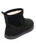 Groundies Leren barefootschoenen "Cozy Boot " zwart