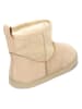 Groundies Leder-Barfußschuhe "Cozy Boot" in Beige