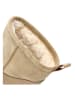 Groundies Leder-Barfußschuhe "Cozy Boot" in Beige