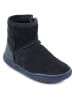 Groundies Leder-Boots "Mini Cozy" in Dunkelblau