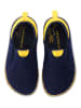 Groundies Slipper "Uppsala" in Dunkelblau/ Gelb
