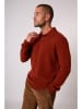 Perfect Cashmere Kasjmieren poloshirt "Spencer" roestrood