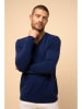 Just Cashmere Kasjmieren trui "Tom" donkerblauw