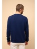 Just Cashmere Kasjmieren trui "Tom" donkerblauw