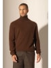 Perfect Cashmere Kasjmieren coltrui "Trevor" donkerbruin