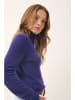 Just Cashmere Kasjmieren coltrui "Ava" blauw