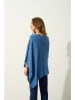 AUTHENTIC CASHMERE Kasjmieren poncho "Carra" blauw